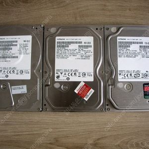 WD 및 히타치 3.5" HDD 9개 일괄