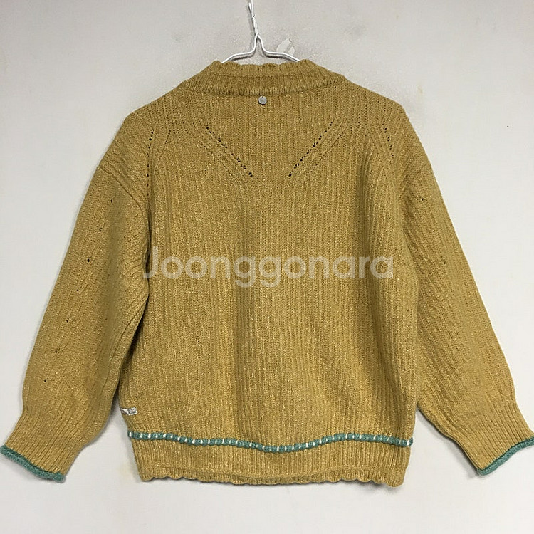 써스데이아일랜드 플라워 자수 니트 S / 랑방 마인 오...--4