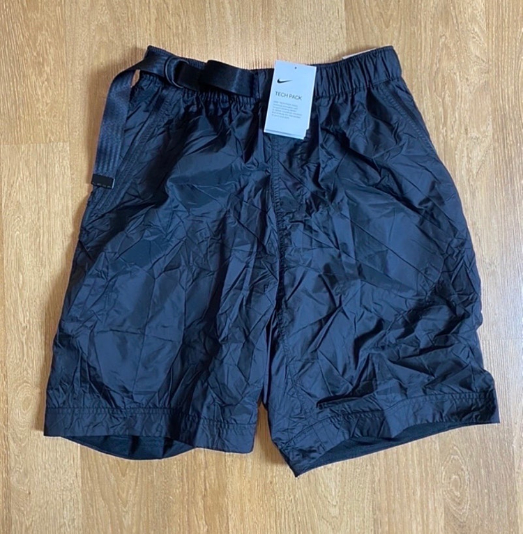 [XS M] 나이키 스포츠웨어 테크팩 쇼츠 반바지 블랙 이미지