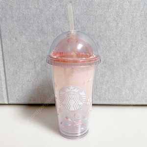 스타벅스 벚꽃md 블링 블라썸 돔 글리터 콜드컵 473ml