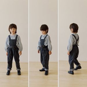 이네 아동복 2way 블랙데님 오버롤 inne