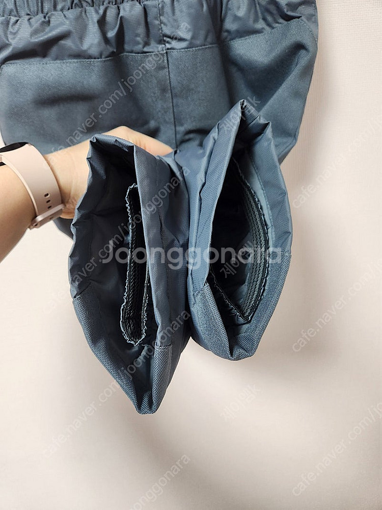 2T(아동용) 콜롬비아 그레이 속빨강 스키 하의 바지--4