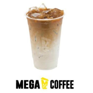 메가커피 아이스 카페라떼 2,400원
