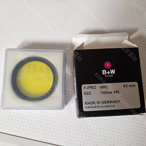 슈나이더 B+W 렌즈필터 022 Yellow