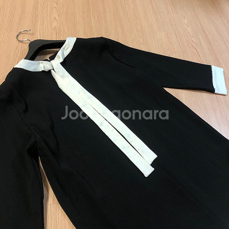 헤브 럭셔리 새틴 뒷리본 플리츠 하객룩 롱 원피스 하객룩 출근룩 결혼식 HAVE--1