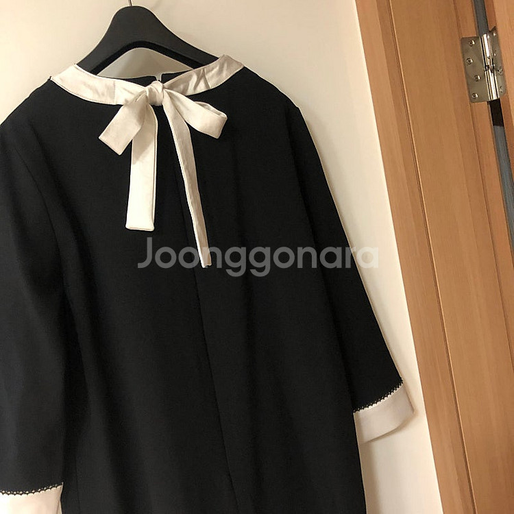 헤브 럭셔리 새틴 뒷리본 플리츠 하객룩 롱 원피스 하객룩 출근룩 결혼식 HAVE--3