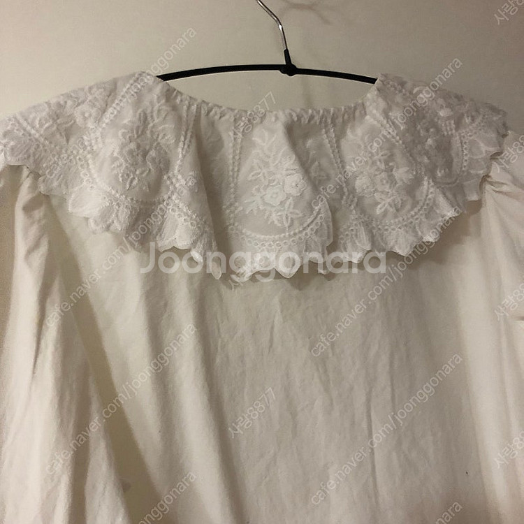 빅카라 코튼100 자수 세라 레이스 카라 아일렛 벌룬 ...--7