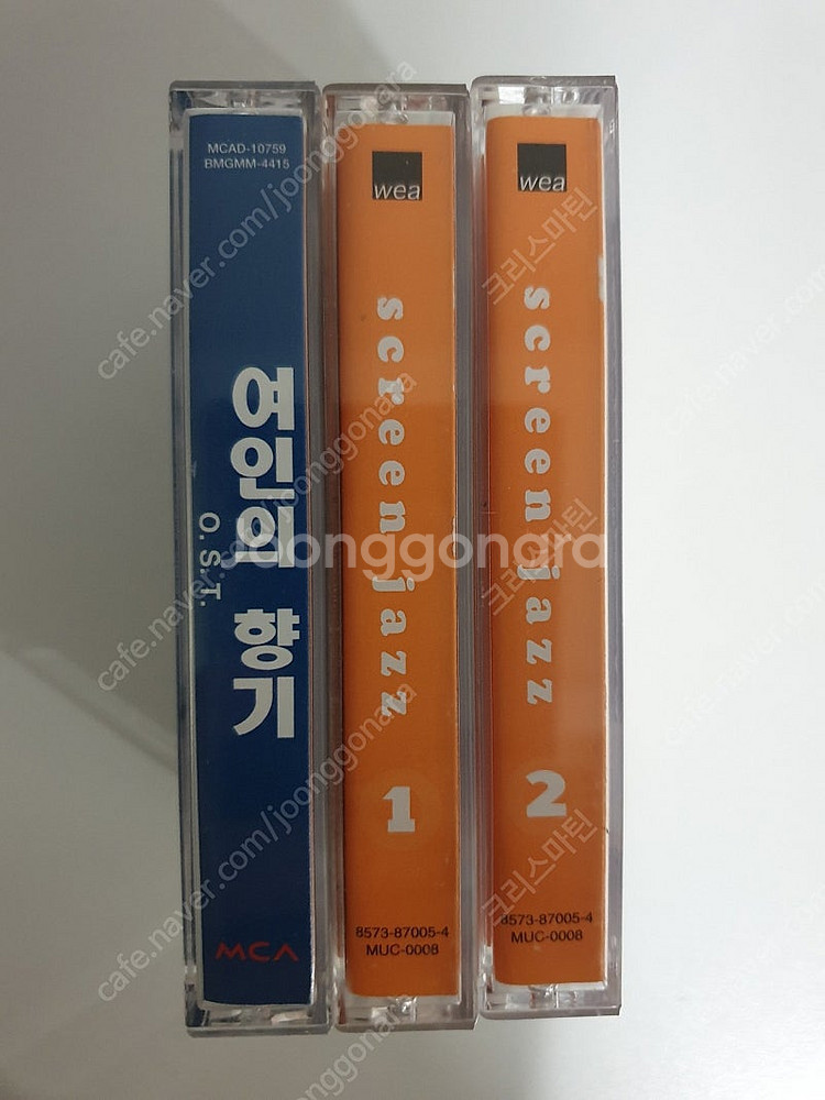 영화 ost 카세트 테이프 3개 일괄 만원 (여인의 향...--0