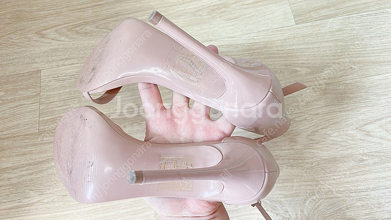 ALDO Polesia 알도 누드 베이지 스트랩 샌들--6