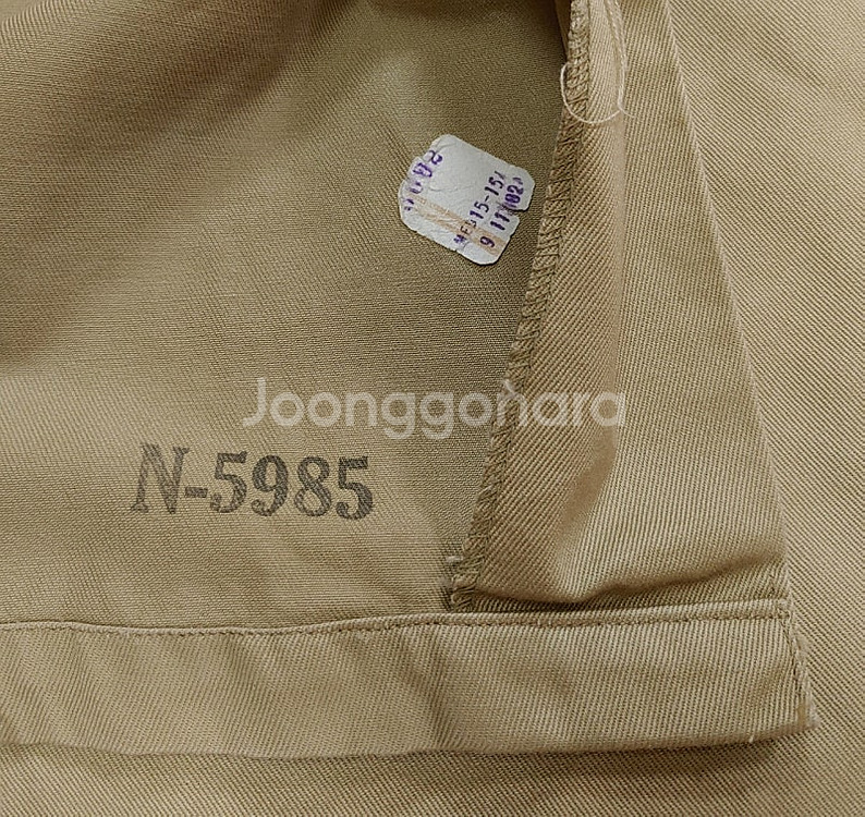 50년대 미육군 카키 반팔셔츠 M--8