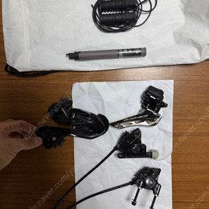 듀라 9270 캘리퍼, 앞드레일러, 뒷드레일러(기스 있음) , 배터리 빠른 판매합니다