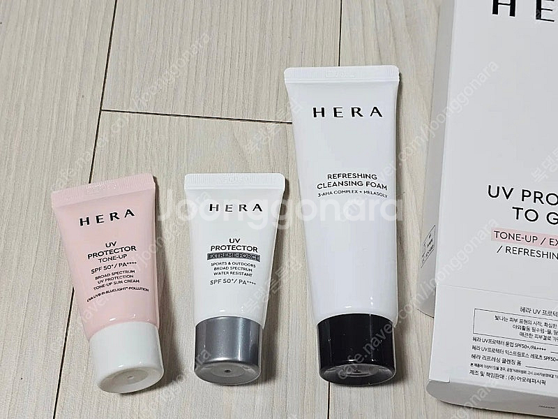 헤라 톤업 선크림 50ml( + 헤라선크림3종 45ml...--4