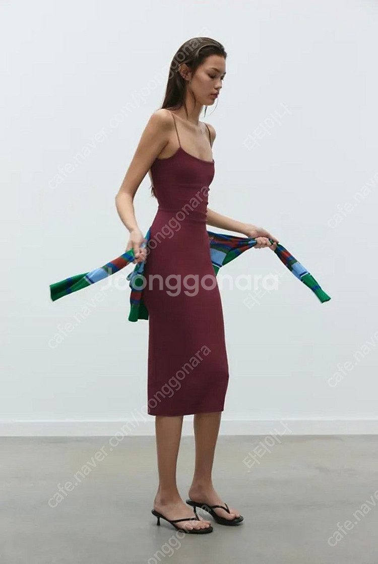 zara 자라 스트레치 미디 원피스 55900-2990...--3