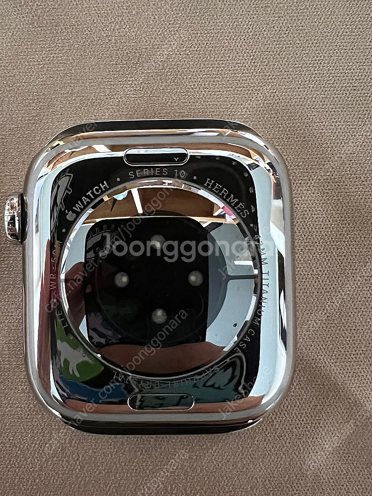 애플워치10 에르메스 42mm 및 정품 밀레니즈루프--2
