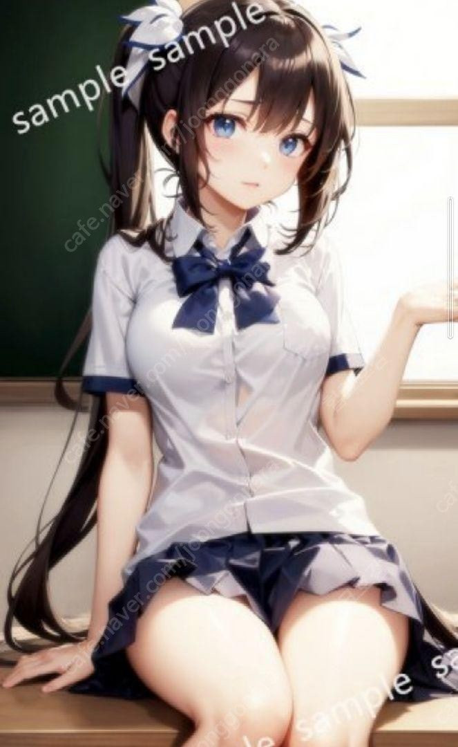 애니 일러스트 장타월--1