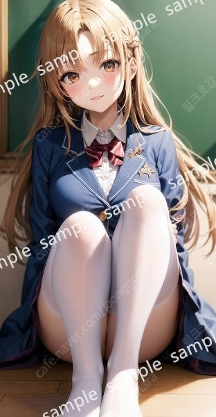 애니 일러스트 장타월--5