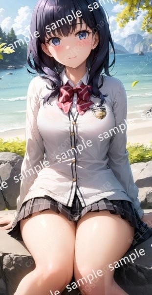 애니 일러스트 장타월--8