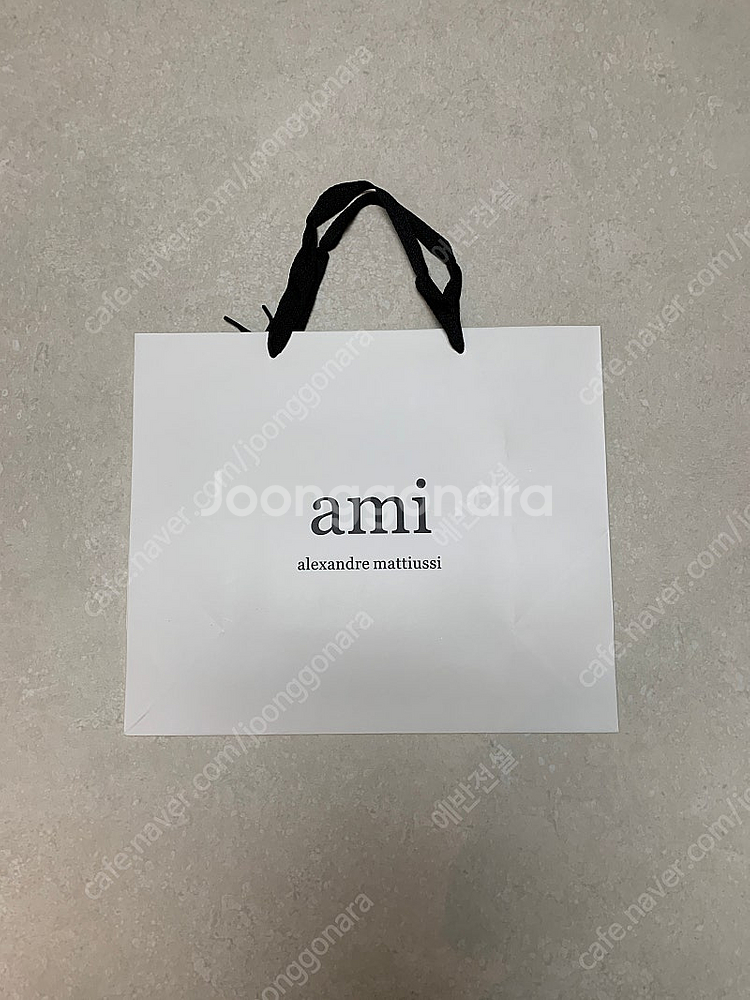 [실착 1회] 아미 ami 하트로고 가디건 블랙 L 택...--5