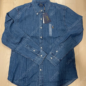 [새제품] 폴로 랄프로렌 Polo Ralph Lauren 데님 청셔츠 L 택포 9.5