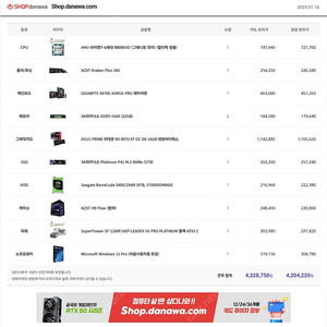 고사양 컴퓨터 팝니다.