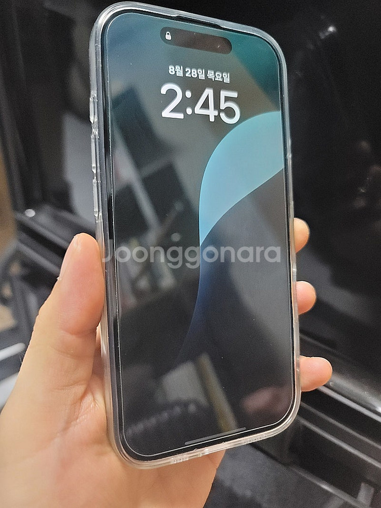 아이폰 16 pro 1테라 판매합니다. 액정 투명 케이...--1