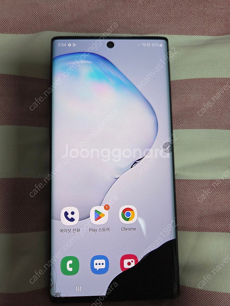 갤럭시 노트10 부품용 5만원 팝니다--0