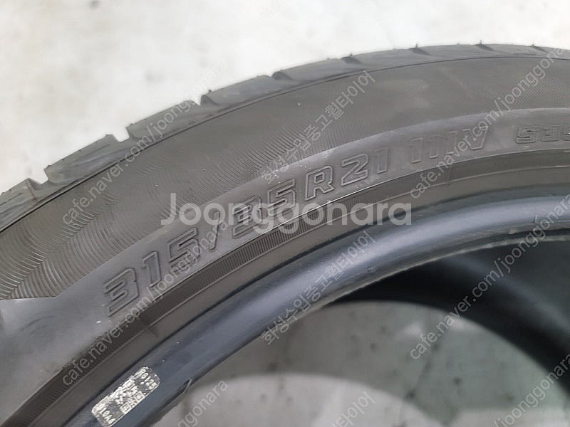 315 35 21 요코하마 중고타이어 2본 판매합니다--2