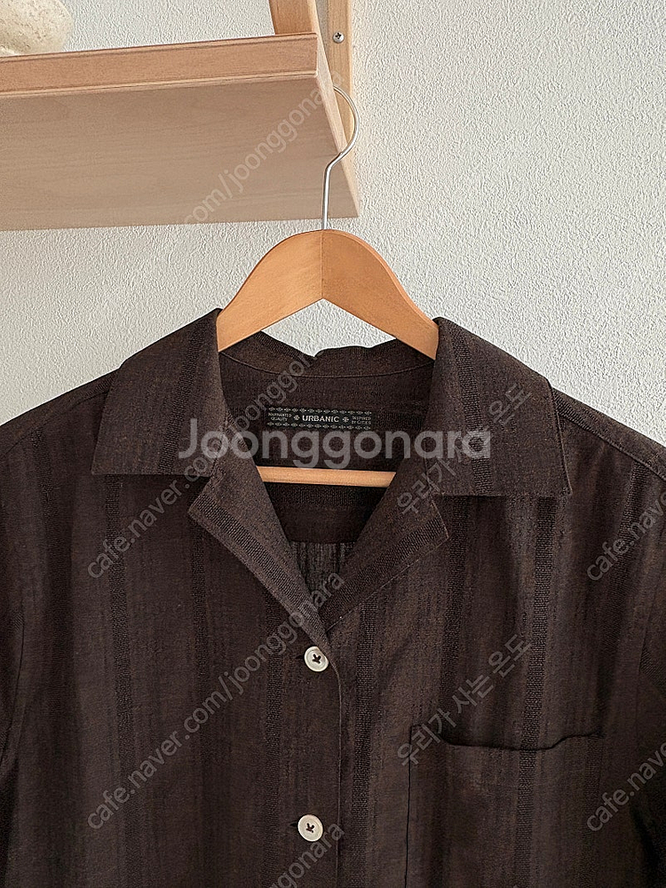 얼바닉30 바퀘로 셔츠 브라운 판매해요--2