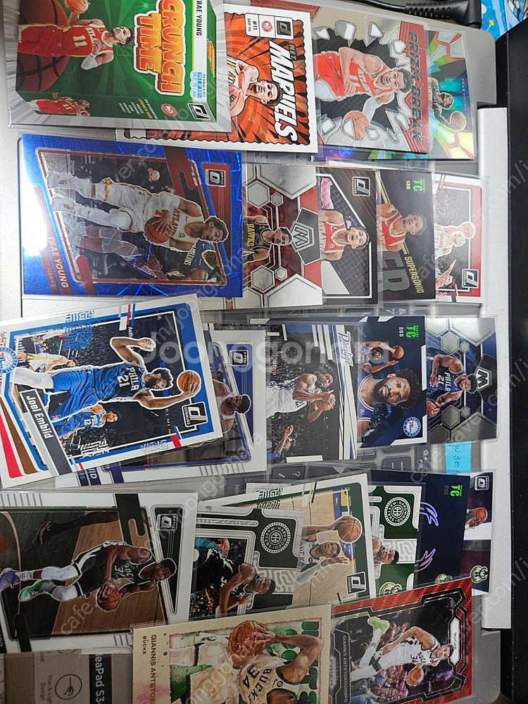 nba카드 커리, 영, 엠비드, 쿤보 등 일괄 판매--0