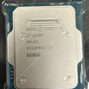 인텔cpu i3-12100팝니다