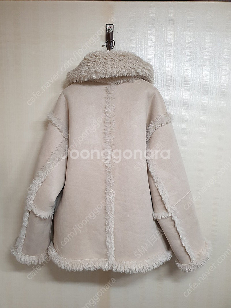 한섬 SJYP 리버시블 양면 무스탕 숏 코트/M--4
