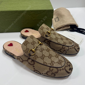 구찌 여성 자카드 뮬 샌들 슬리퍼 gg gucci