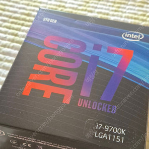 인텔 i7_9700K 박스정품