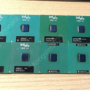노테스트 구형 레트로 370소켓 CPU 13개 + 라이저카드 세트(내용 필독)