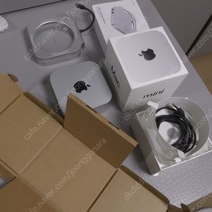 맥미니 m4pro / 하기비스 도킹스테이션 usb4