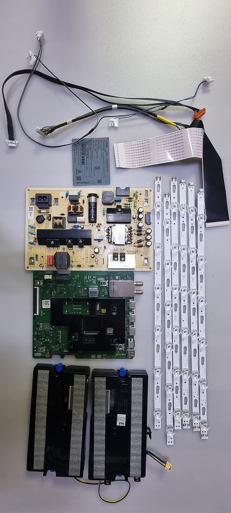 삼성 TV KU50UA7050FXKR 부품 메인보드 파워보드 스텐드​ 이미지