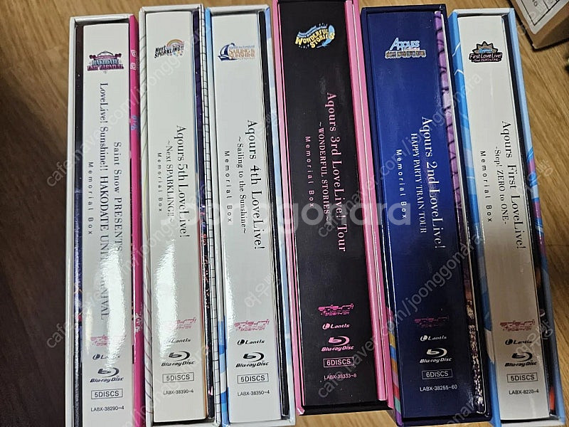 러브라이브 선샤인 아쿠아 라이브 블루레이 6개 일괄--2