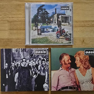 CD 음반 oasis 오아시스 앨범, 싱글 3장