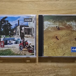 CD 음반 oasis 오아시스 앨범, 싱글 2장