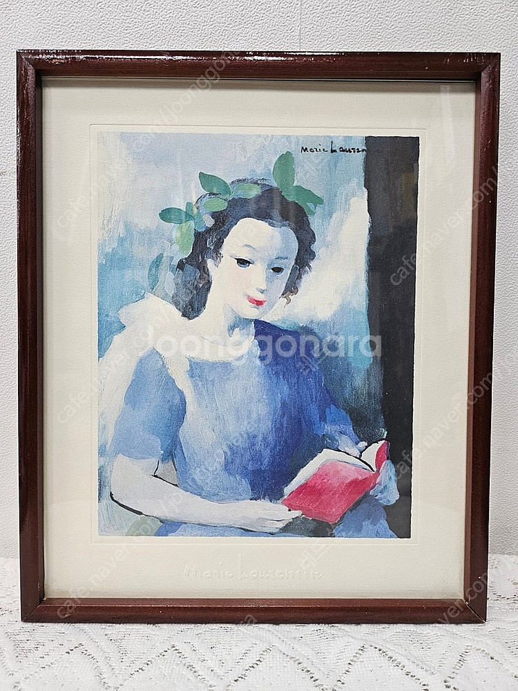 (압인판화) 바인 마리로랑생 명화 인테리어액자 32x3...--0