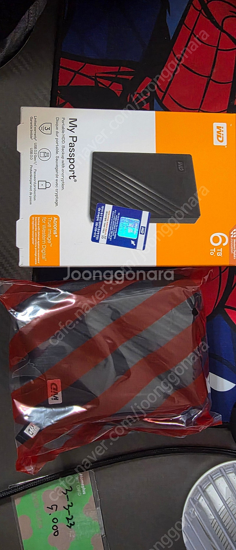 WD My Passport 6TB 외장하드 미개봉--0
