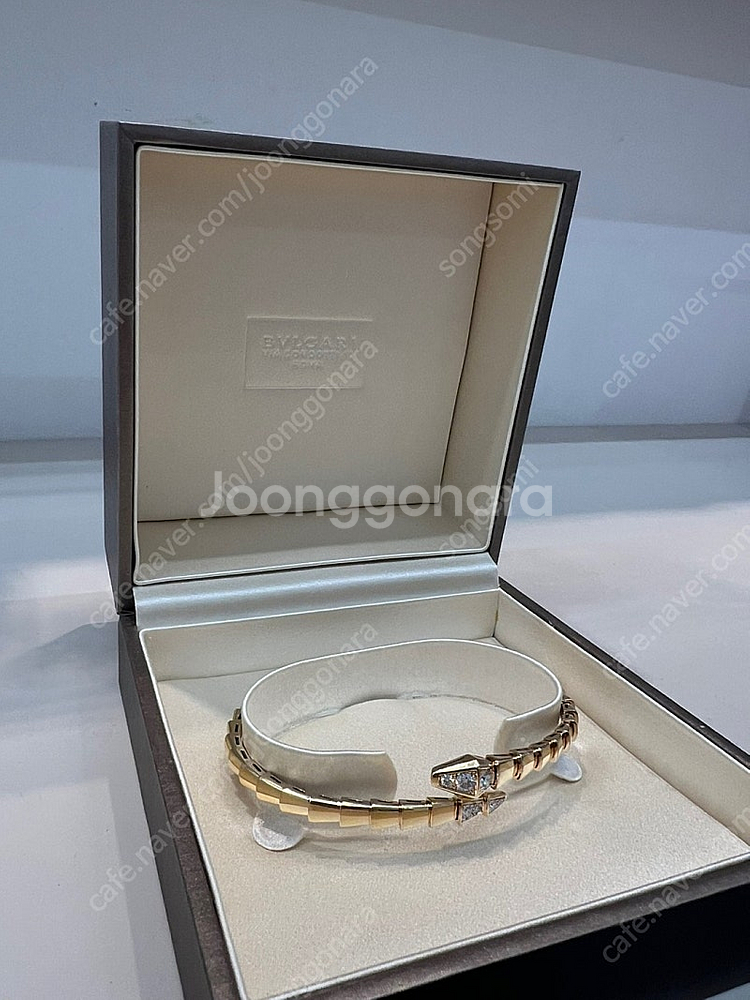 정품 불가리 세르펜티 바이퍼 팔찌 데미파베 귀한 L 사...--2