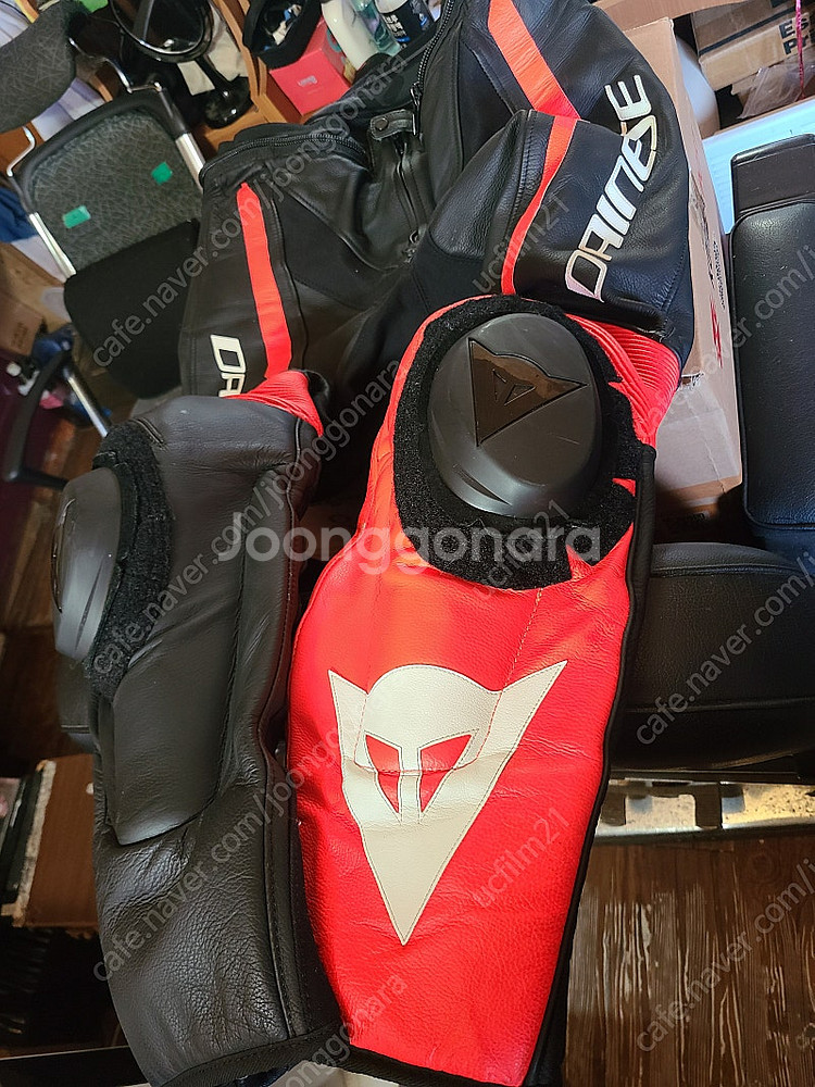 다이네즈 가죽 자켓+바지--7