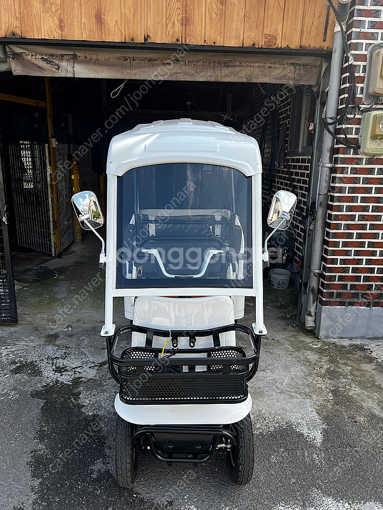 바흐전동차 S픽업 캐노피 1인승 사륜 노인전동차 노인전동카트--1