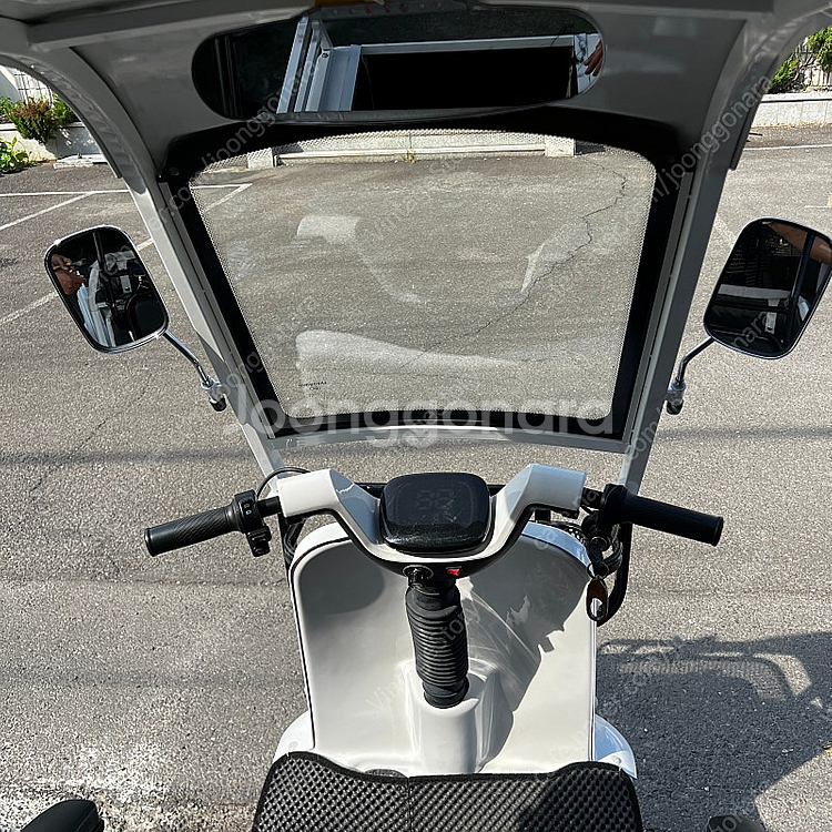 바흐전동차 S픽업 캐노피 1인승 사륜 노인전동차 노인전동카트--4