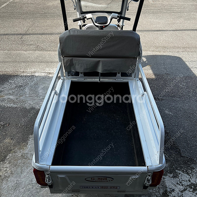 바흐전동차 S픽업 캐노피 1인승 사륜 노인전동차 노인전동카트--7