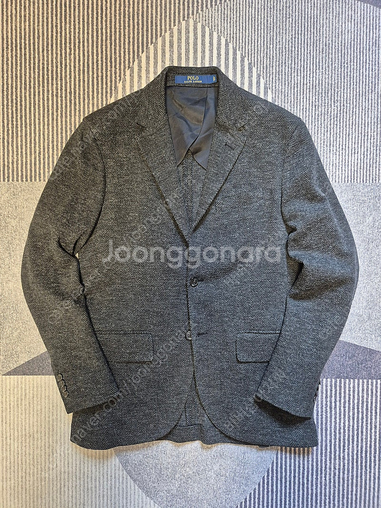 [S] 폴로 신형 헤링본 자켓 블레이저 수트 랄프로렌--0