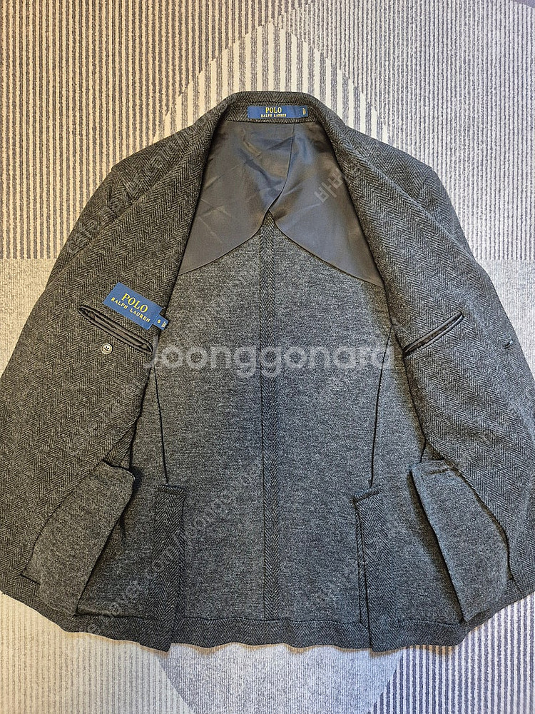[S] 폴로 신형 헤링본 자켓 블레이저 수트 랄프로렌--3
