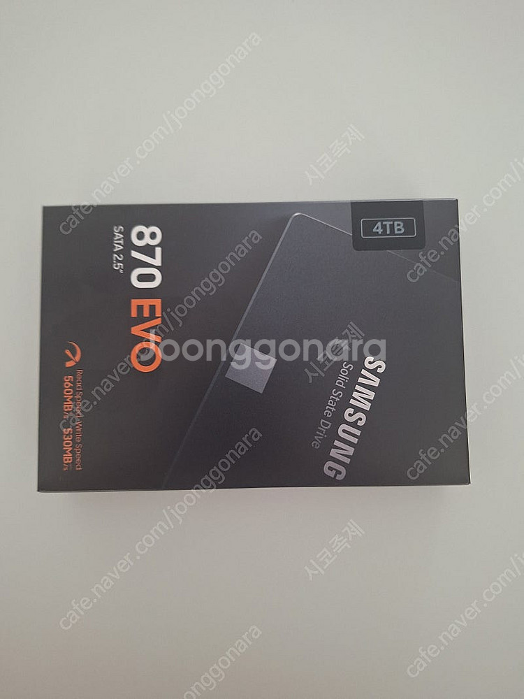 25년형 정품새것 삼성SSD 870EVO 4TB (미개...--0