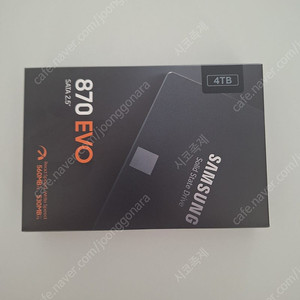 25년형 정품새것 삼성SSD 870EVO 4TB (미개봉새제품)(2.5인치 SATA3)(최저가)